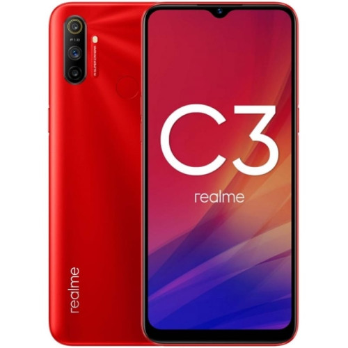 Realme C3 3/32GB Blazing Red в рассрочку без первоначального взноса и переплат