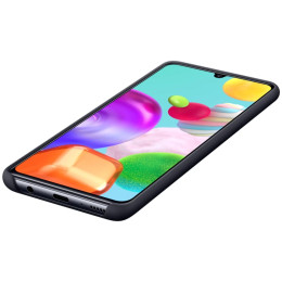 Чехол Samsung A41 Silicone Cover Black