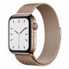 Apple Watch S5 44mm (Cellular) Gold Stainless Steel / Gold Milanese Loop в рассрочку