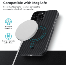 Чехол iPhone 13 Pitaka MagEZ Case 2 Black Gray
