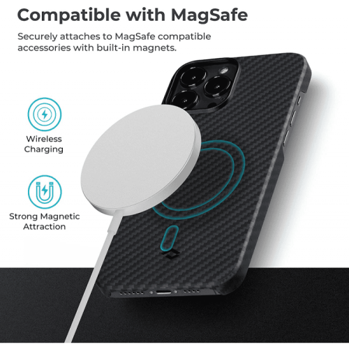 Чехол iPhone 13 Pitaka MagEZ Case 2 Black Gray в рассрочку без первоначального взноса и переплат