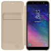 Чехол Samsung Galaxy A6 Plus Wallet Cover Gold в рассрочку