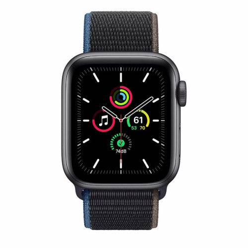 Apple Watch SE 40mm (Cellular) Space Gray Aluminum Case / Charcoal Sport Loop в рассрочку без первоначального взноса и переплат
