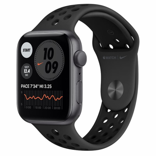 Apple Watch SE 44mm Space Gray Aluminum Case / Anthracite/Black NIKE Sport Band в рассрочку без первоначального взноса и переплат
