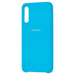 Чехол Samsung A30S/A50 Silicone Cover Light Blue