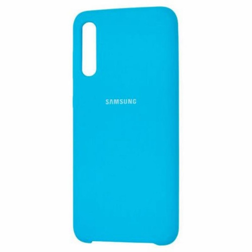 Чехол Samsung A30S/A50 Silicone Cover Light Blue в рассрочку без первоначального взноса и переплат