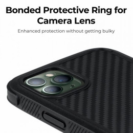 Чехол iPhone 11 Pro Max Pitaka MagEZ Case (Противоударный) Черно-Серый/Кевлар (арамид)