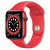 Apple Watch S6 44mm Red Aluminum Case / Red Sport Band в рассрочку