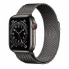 Apple Watch S6 40mm (Cellular) Graphite Stainless Steel Case / Graphite Milanese Loop в рассрочку