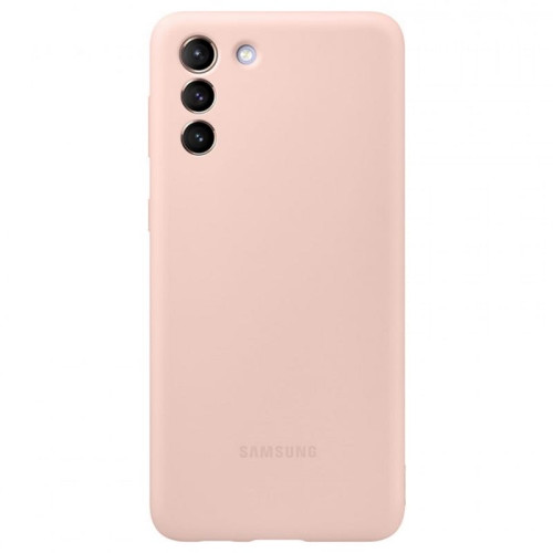 Чехол-накладка Samsung Galaxy S21 Plus Silicone Cover Pink в рассрочку без первоначального взноса и переплат