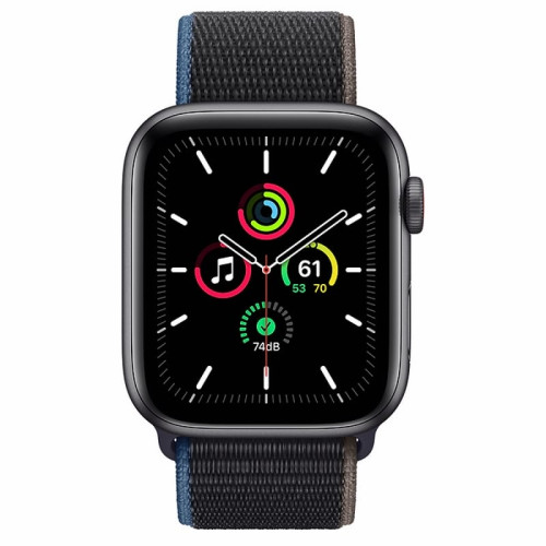 Apple Watch SE 44mm (Cellular) Space Gray Aluminum Case / Charcoal Sport Loop в рассрочку без первоначального взноса и переплат