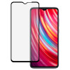 Защитное стекло 3D для Xiaomi Redmi Note 8 Pro Черное в рассрочку