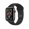 Apple Watch S4 44mm Black Sport Cellular в рассрочку