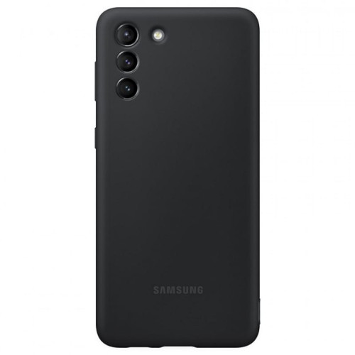 Чехол-накладка Samsung Galaxy S21 Plus Silicone Cover Black в рассрочку без первоначального взноса и переплат