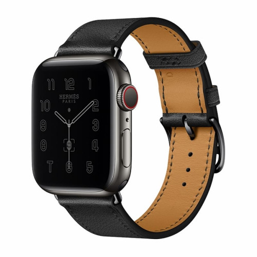 Apple Watch Hermès S6 40mm (Cellular) Space Black Stainless Steel Case / Noir Single Tour в рассрочку без первоначального взноса и переплат