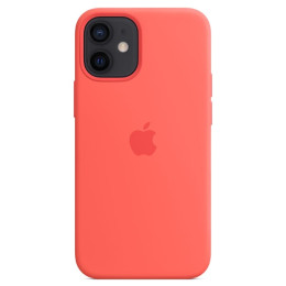 Чехол iPhone 12 mini Silicone Case MagSafe Pink Citrus