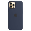 Чехол iPhone 12/12 Pro Silicone Case MagSafe Deep Navy в рассрочку без первоначального взноса и переплат
