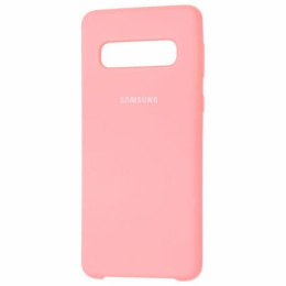 Чехол Samsung S10 Plus Silicone Cover Light Pink
