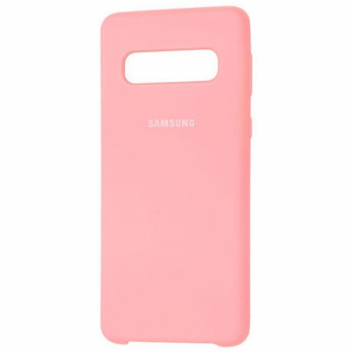 Чехол Samsung S10 Plus Silicone Cover Light Pink в рассрочку без первоначального взноса и переплат