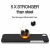 Чехол iPhone 7/8/SE(2020) Pitaka MagEZ Case Черно-Серый(в полоску)/Кевлар (арамид) в рассрочку без первоначального взноса и переплат
