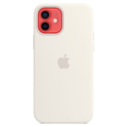 Чехол iPhone 12/12 Pro Silicone Case MagSafe White
