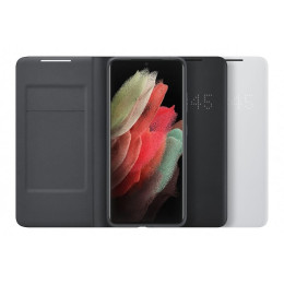 Чехол-книга Samsung Galaxy S21 Ultra LED View Cover Black