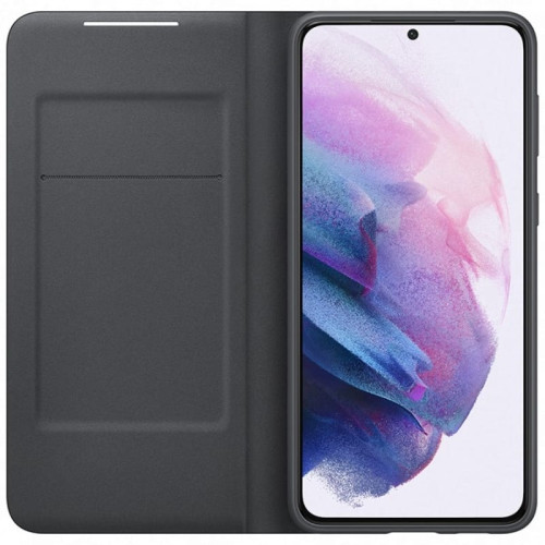 Чехол-книга Samsung Galaxy S21 Plus LED View Cover Black в рассрочку без первоначального взноса и переплат