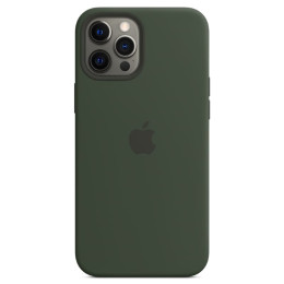 Чехол iPhone 12 Pro Max Silicone Case MagSafe Cyprus Green