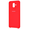 Чехол Samsung A6 (2018) Silicone Cover Red в рассрочку