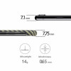 Чехол iPhone 7/8 Plus Pitaka MagEZ Case Черно-Зеленый (в полоску)/Кевлар (арамид) в рассрочку без первоначального взноса и переплат