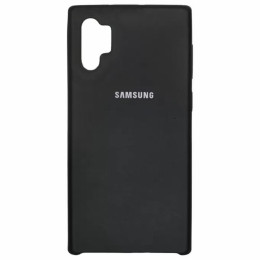 Чехол Samsung Note 10 Plus Silicone Cover Black