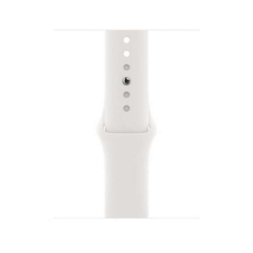Apple Watch S6 44mm (Cellular) Silver Aluminum Case / White Sport Band в рассрочку без первоначального взноса и переплат