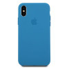 Чехол iPhone X/XS Silicone Case Denim Blue в рассрочку