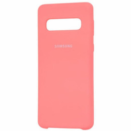Чехол Samsung S10 Silicone Cover Peach