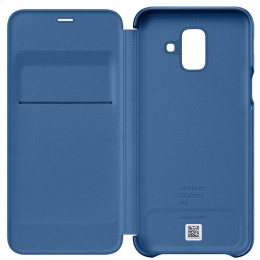 Чехол Samsung Galaxy A6 Wallet Cover Blue