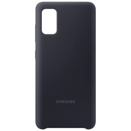 Чехол Samsung A41 Silicone Cover Black