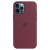 Чехол iPhone 12/12 Pro Silicone Case MagSafe Plum в рассрочку без первоначального взноса и переплат