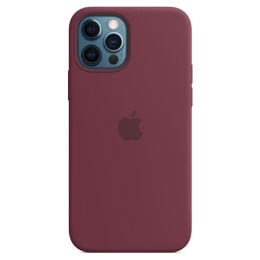 Чехол iPhone 12/12 Pro Silicone Case MagSafe Plum