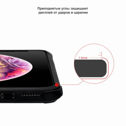 Чехол iPhone XS Max Pitaka MagEZ Case Pro (Противоударный) Черно-Серый (в полоску)/Кевлар (арамид)