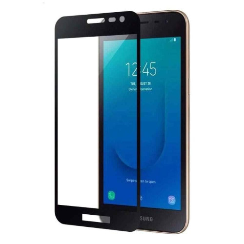 Защитное стекло 3D для Samsung Galaxy J2 Core Черное в рассрочку без первоначального взноса и переплат
