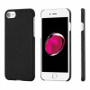 Чехол iPhone 7/8/SE(2020) Pitaka MagEZ Case Черно-Серый(в полоску)/Кевлар (арамид) в рассрочку