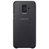 Чехол Samsung Galaxy A6 Wallet Cover Black в рассрочку без первоначального взноса и переплат
