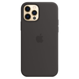 Чехол iPhone 12/12 Pro Silicone Case MagSafe Black