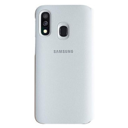 Чехол Samsung Galaxy A40 Wallet Cover White