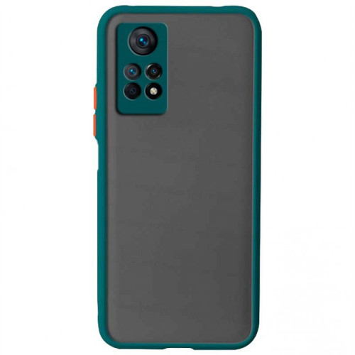 Чехол Poco M4 Pro 4G Silicone Plastic Mate Dark Green в рассрочку без первоначального взноса и переплат