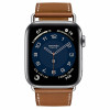 Apple Watch Hermès S6 44mm (Cellular) Silver Stainless Steel Case / Fauve Attelage Single Tour в рассрочку без первоначального взноса и переплат