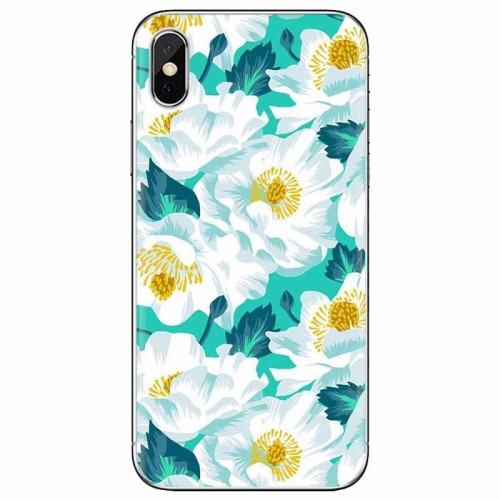 Чехол Xiaomi Redmi Note 7 Силикон White Flowers в рассрочку без первоначального взноса и переплат