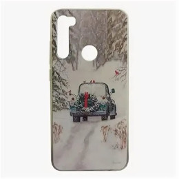 Чехол Xiaomi Redmi Note 8T Силикон Car In Snow