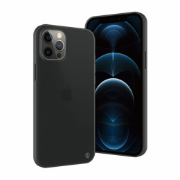Чехол iPhone 12/12 Pro SwitchEasy Прозрачный Черный