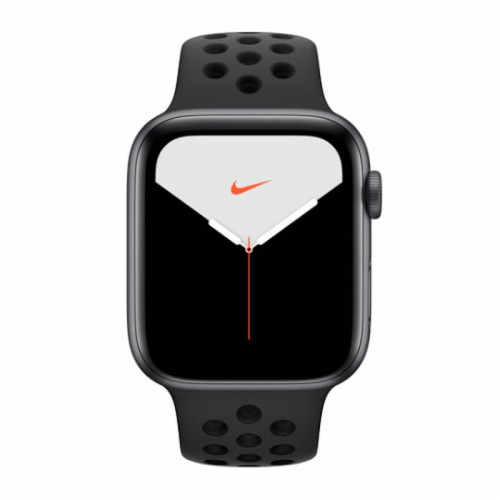 Apple Watch S5 NIKE 44mm Space Gray Aluminum Case / Black Sport Band в рассрочку без первоначального взноса и переплат